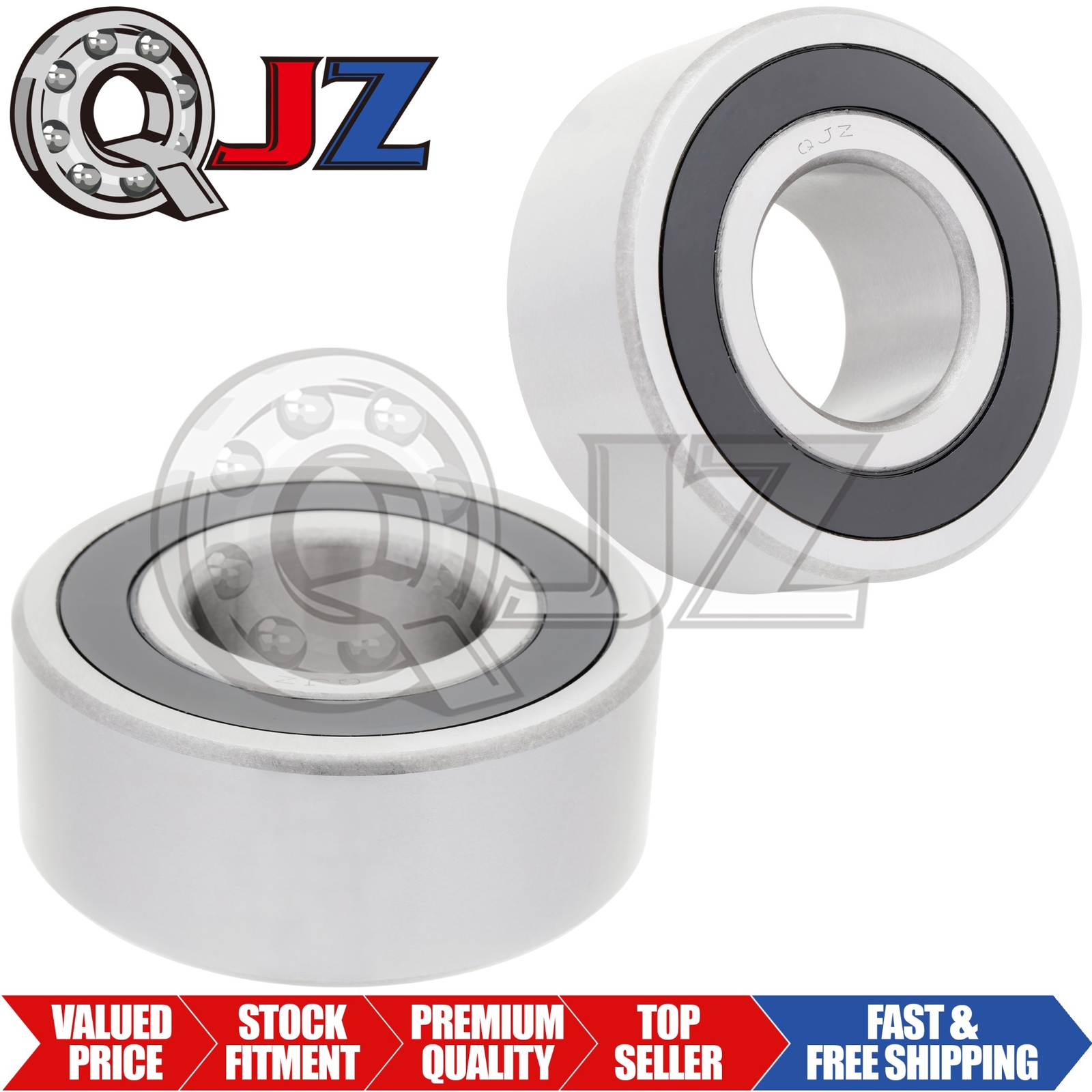 [Qty.2] 6307-1RS Radial/Deep Groove Ball Bearing [35mm ID x 80mm OD x 21mm W]