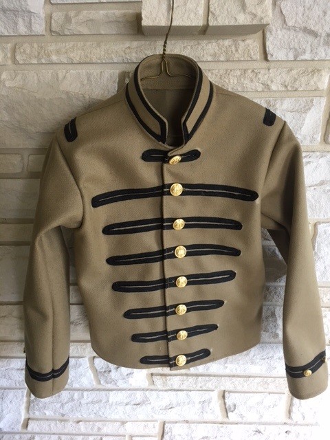 Boys Confederate Musician Shell Jacket, Civil War, New
