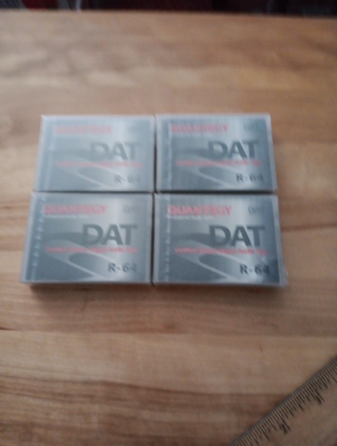 Quantegy Professional Studio Series DAT R-64 Digital Audio Tape Lot of 4 New