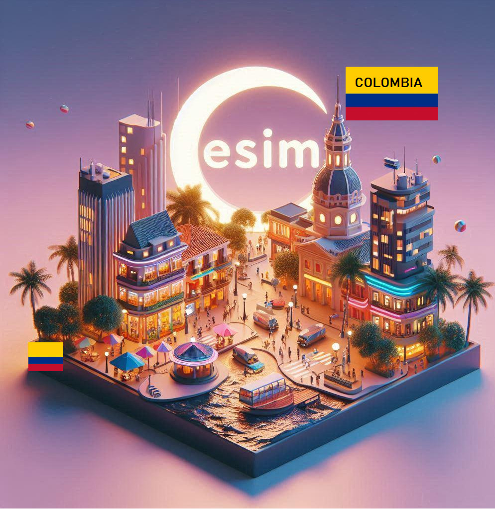 Esim WITH 60GB TO USE IN COLOMBIA. TRAVELERS DON´T PAY ROAMING IN YOUR TRIP