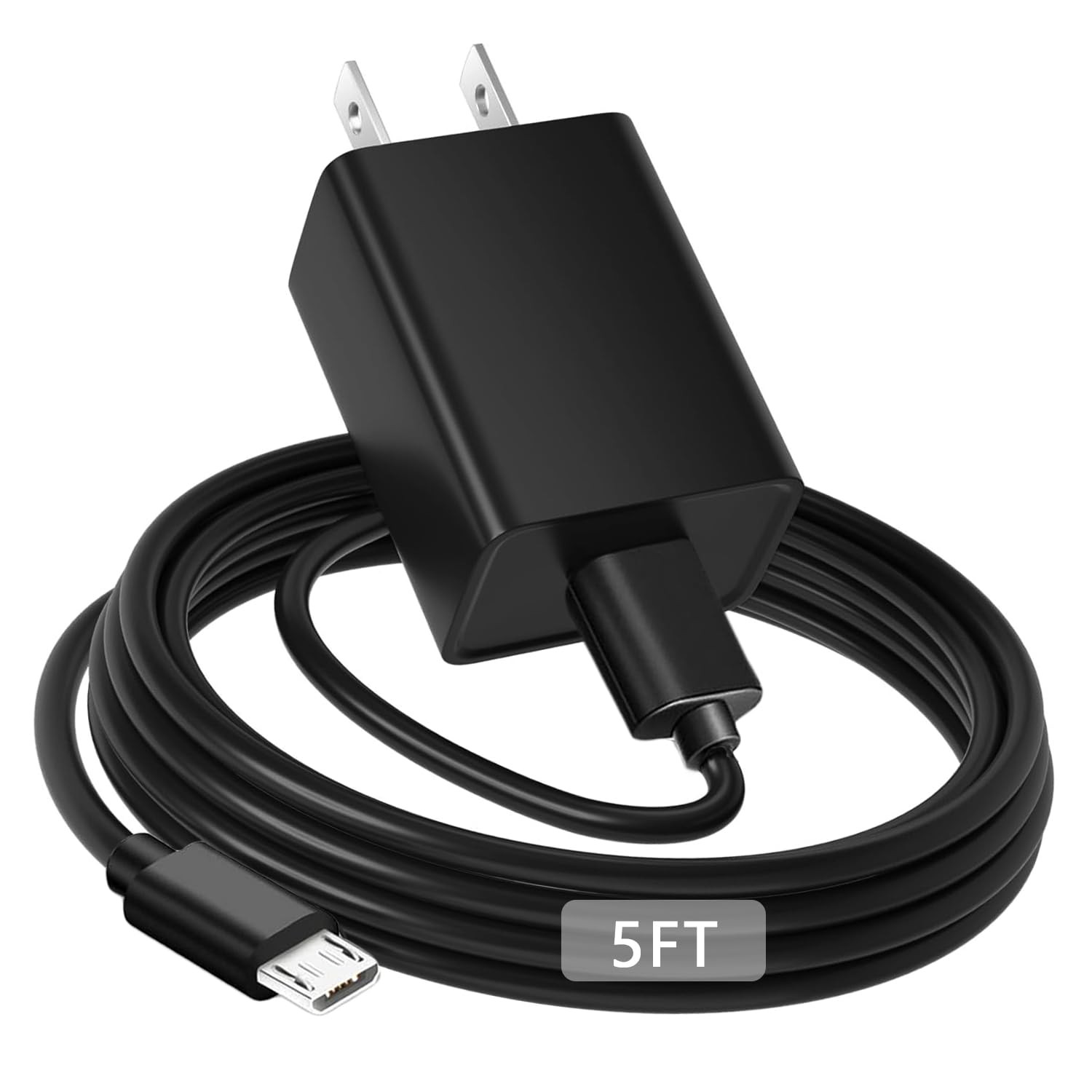 Charger for SimpliSafe Outdoor Camera 10W Micro USB Adapter with 5FT Cable