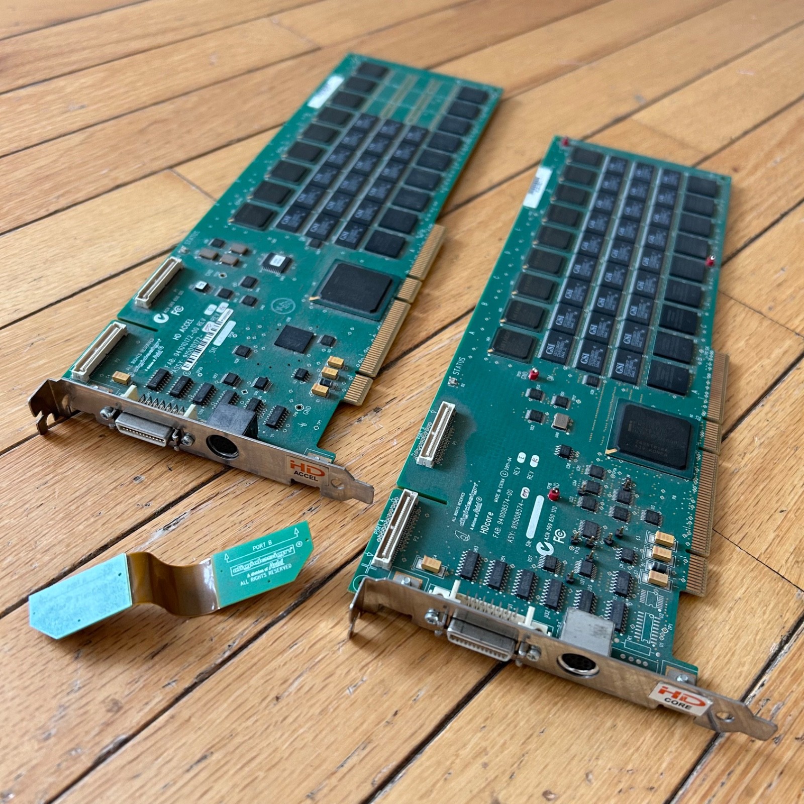 Digidesign Pro Tools HD 2 Accel PCI Cards – Core & Accel + Flex Cable – TDM /HD