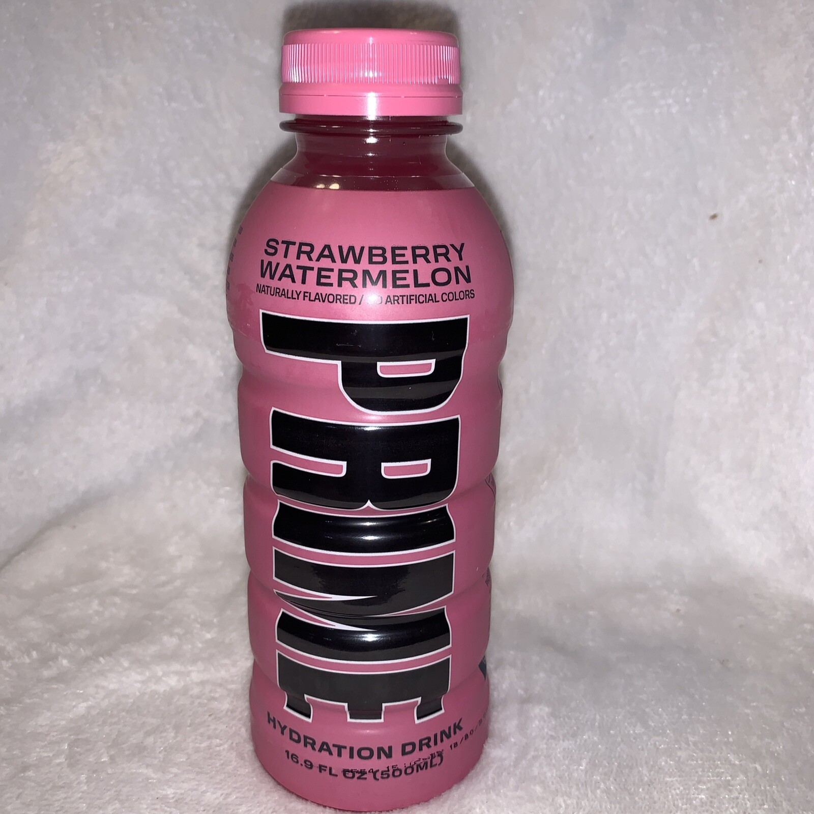 PRIME HYDRATION DRINK-Strawberry Watermelon-LOGAN PAUL & KSI Drink 16.9 0Z .