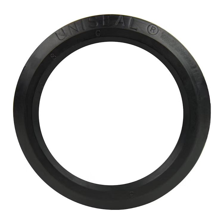 3" Black Uniseal® Rubber Seal Bulkhead, Hydroponics, Water Storage, Aquarium....