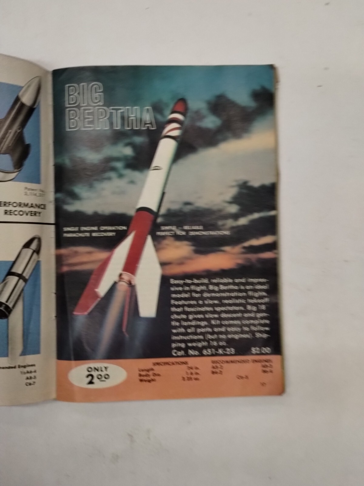 Estes Rocket Supplies "Model Rocket" Supplies Catalog 1969-original