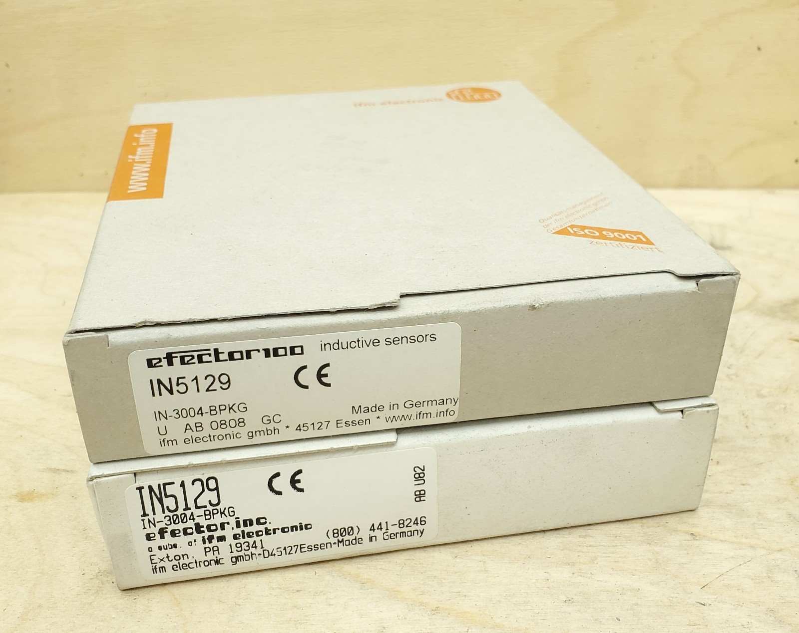 IFM Efector IN5129 Inductive Proximity Sensor made in Germany - NEW in Box