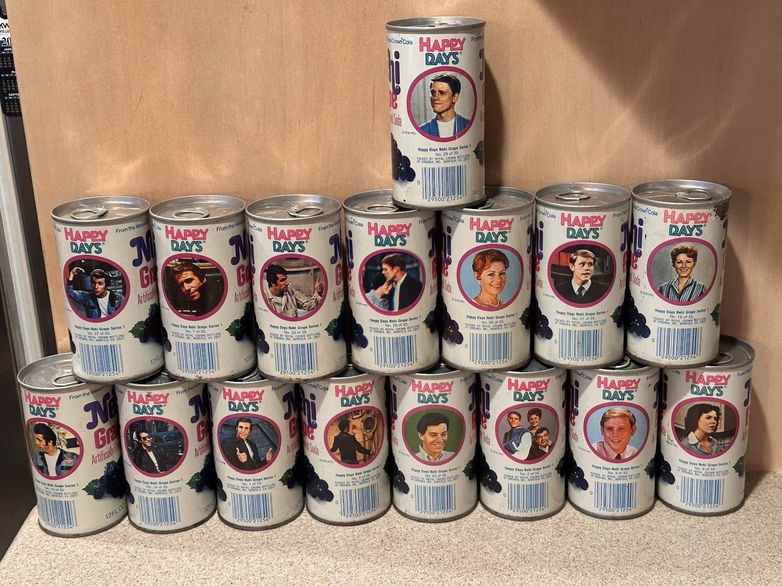 1978 Nehi Grape Soda Happy Days Classic Collector Series Can, Empty/ You Choose