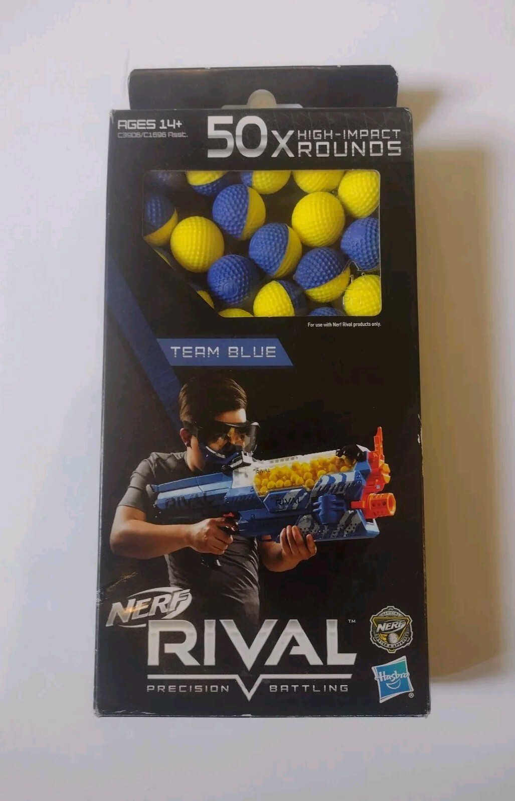 Nerf Rival 50X Rounds: Yellow And Blue