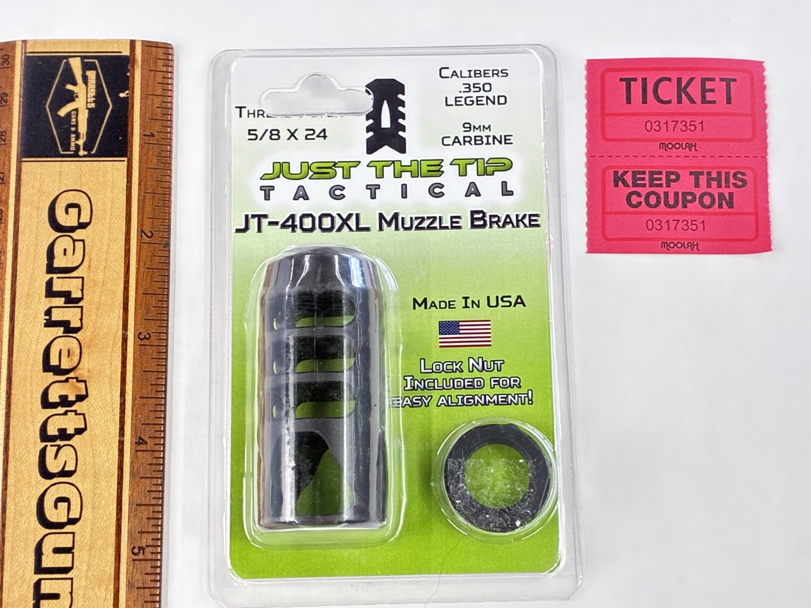 Just The Tip Tactical JT-400XL Recoil Reduction Muzzle Brake 5/8x24 0317351