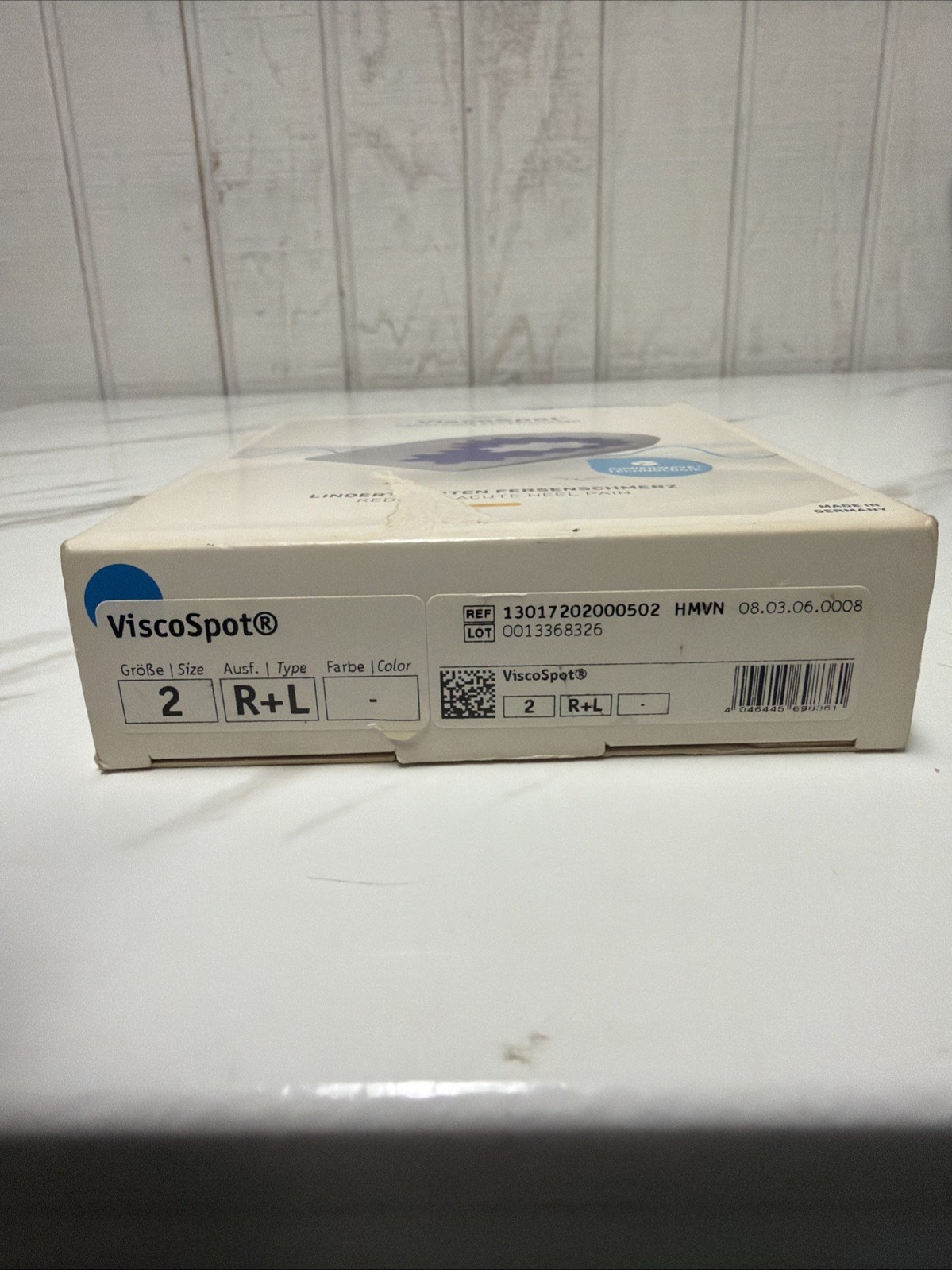 ViscoSpot Bauerfeind Relieving Heel Cushions Size 2 Men 8-12.5
