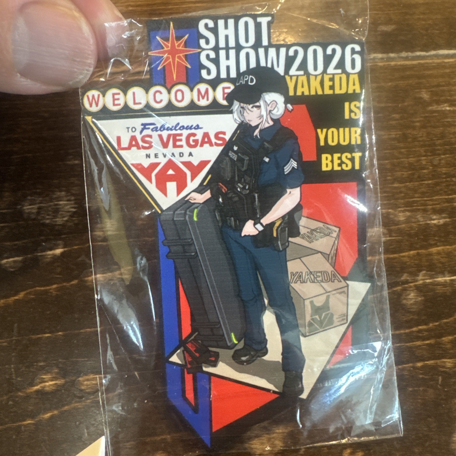 Yakeda Shot Show Vegas 2026 NEW PVC Patch Hook & Loop 4”