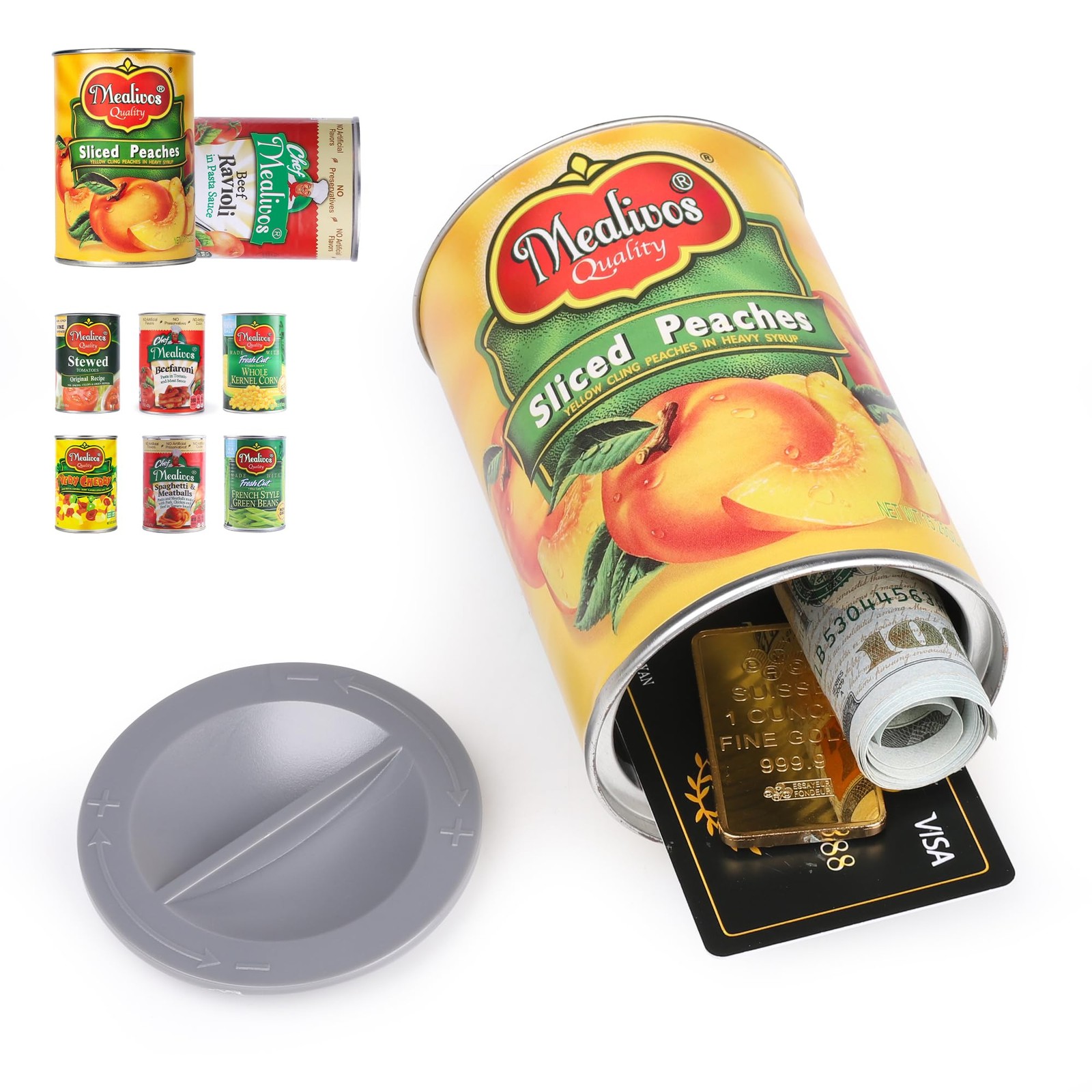 Fake Can Diversion Safe, Perfect for Hiding Storage Key, Cash, Jewelry, Card,...