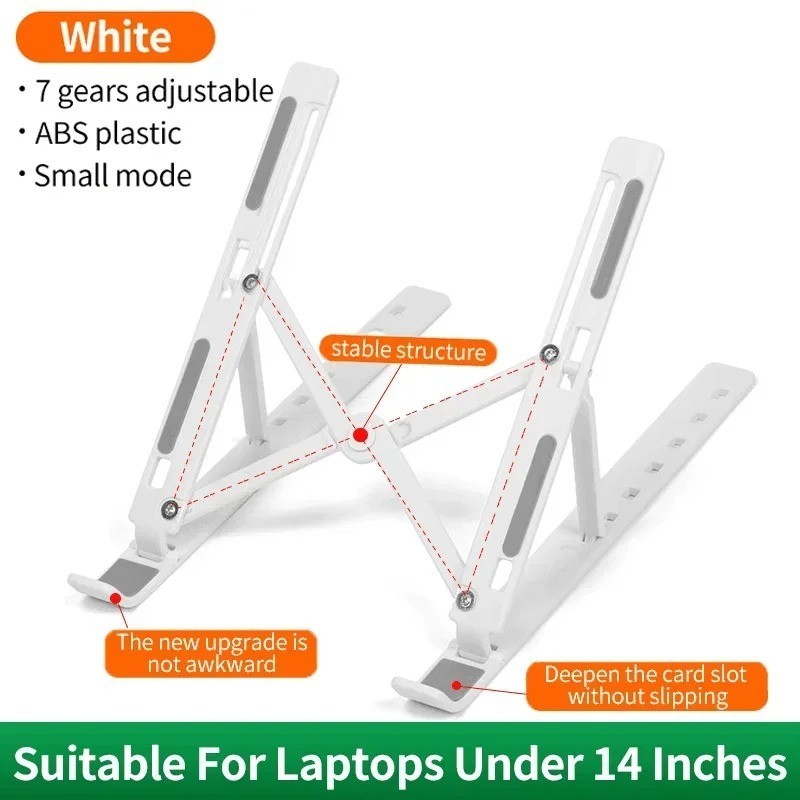 Portable Adjustable Laptop Stand Foldable Notebook Holder for MacBook iPad