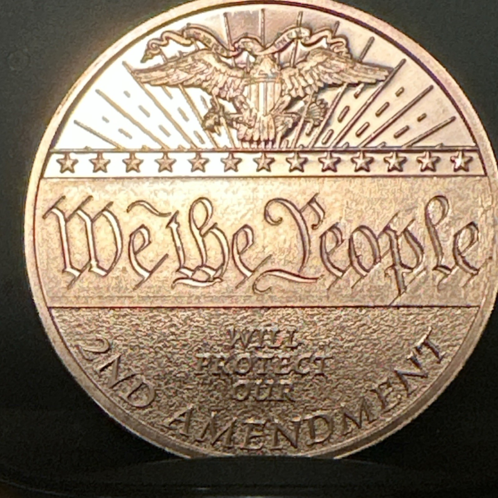 We The People 2nd Amendment Fantasy Issue Coin .999 Fine Copper