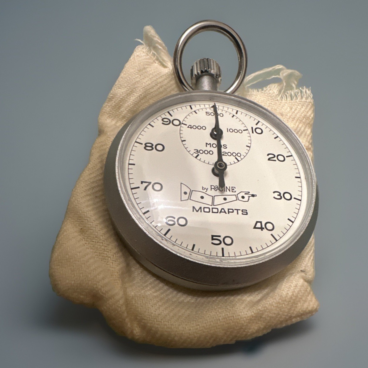 Vintage Modapts by Racine Swiss Made Mechanical wind up stopwatch good working