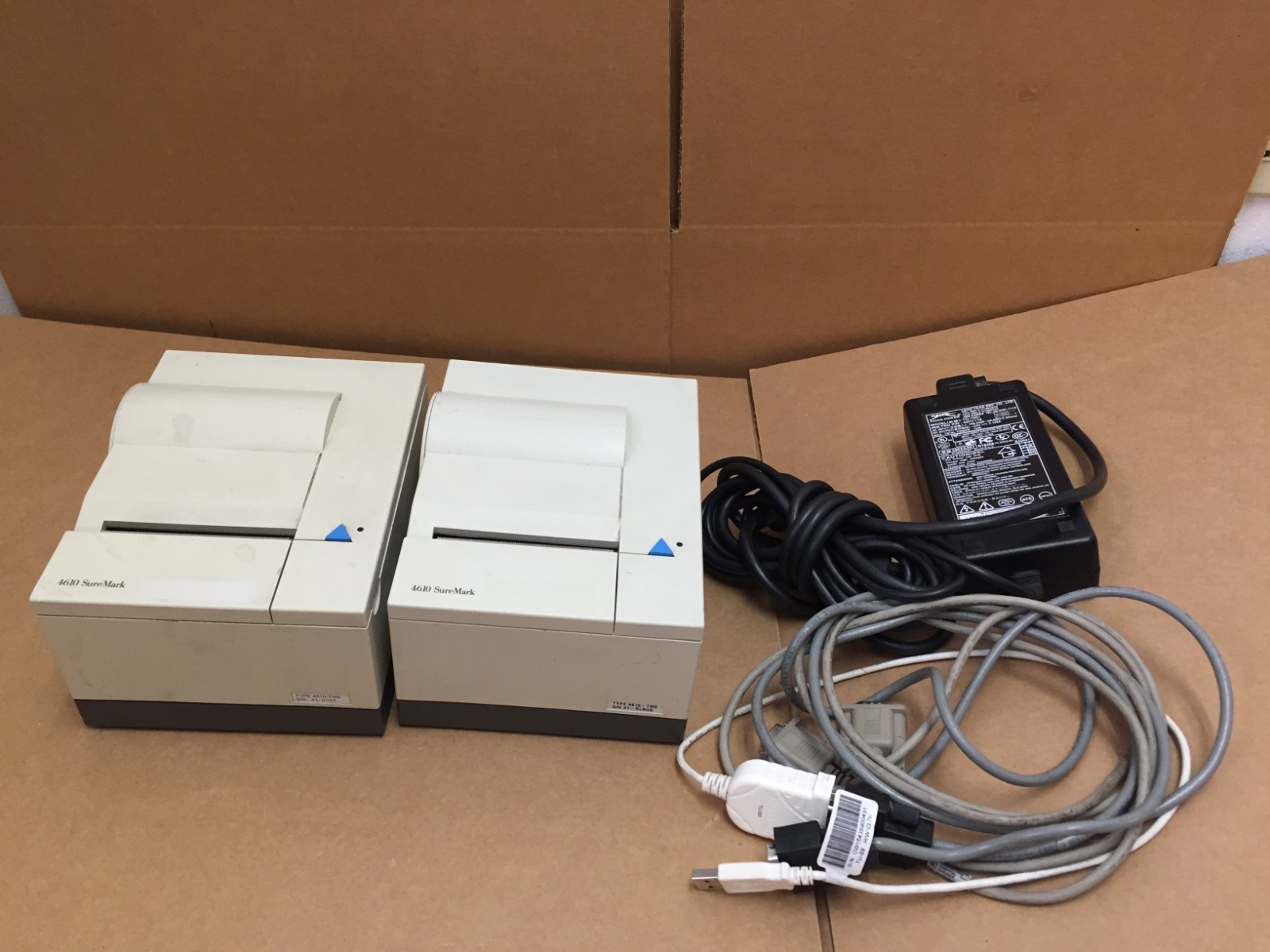 Lot of 2 IBM 4610-TM6 SureMark POS Receipt Printers 16K8537 -Tested