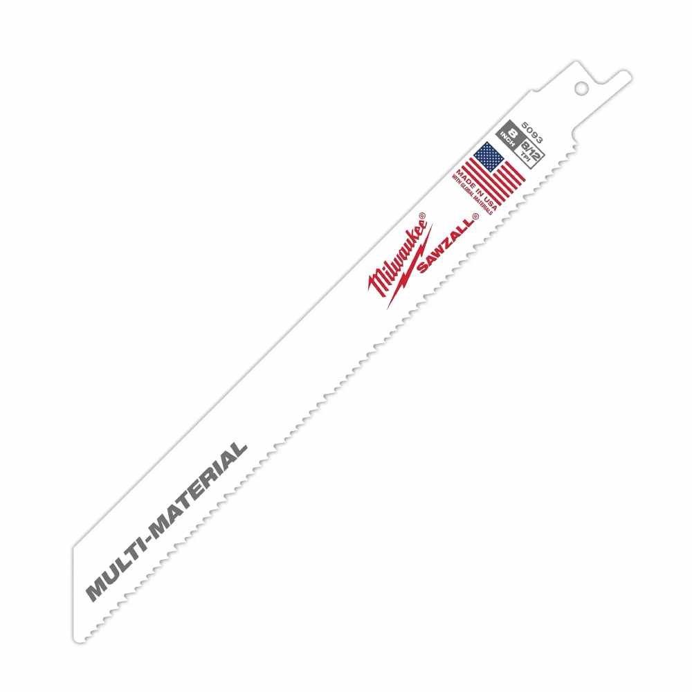 Reciprocating Saw Blade 8" 8/12TPI (5-Pack)