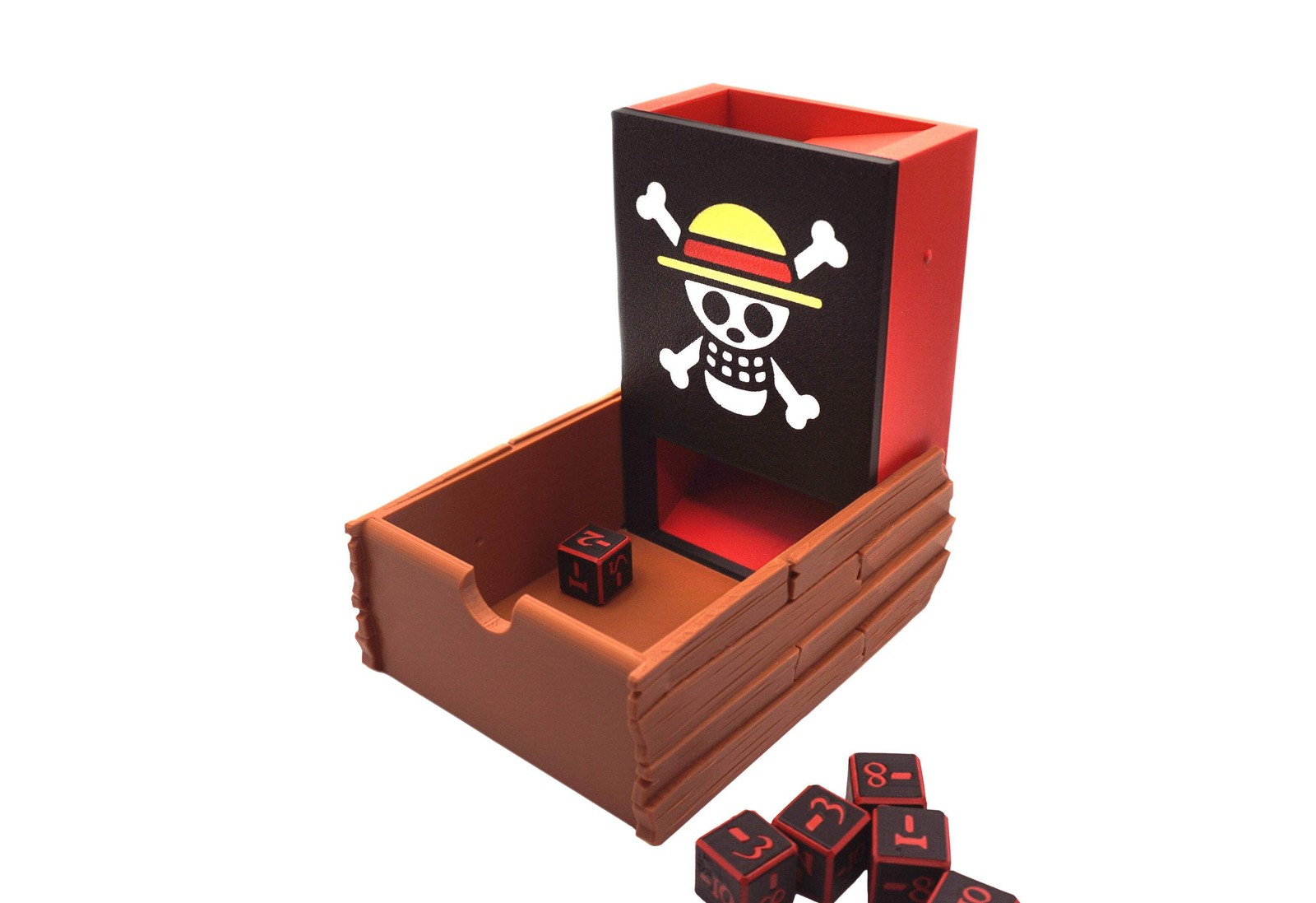 Collapsible One Piece Dice Tower from Momo's Models