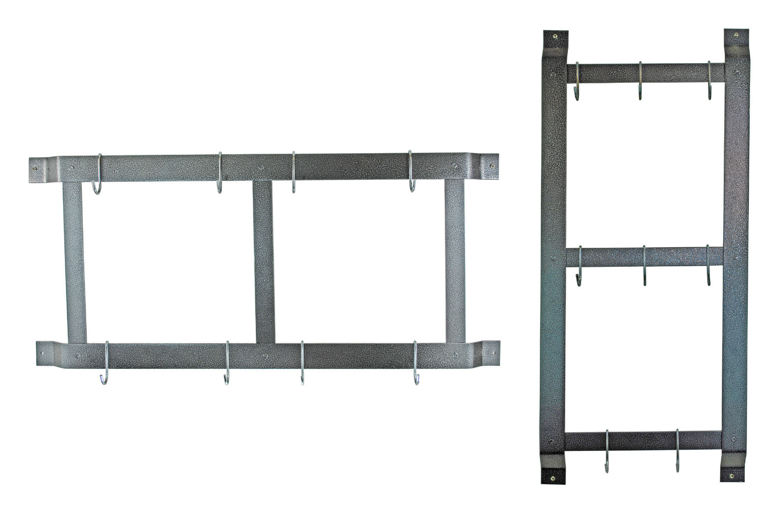 Rogar Ultimate Wall Mounted Pot Rack Vertical/Horizontal Available in 3 Colors
