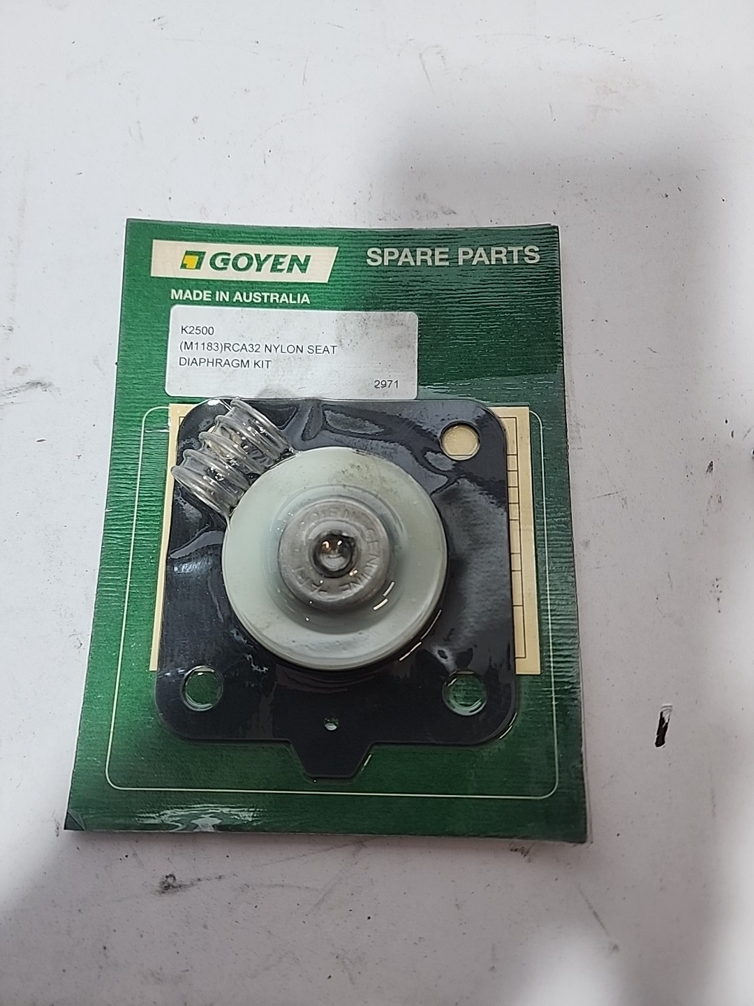 Goyen K2500 Nylon Seat Diaphragm Kit