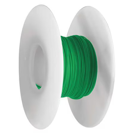 Ok Industries R30g-0100 Kynar(R) Copper Wire, 30 Awg, Green