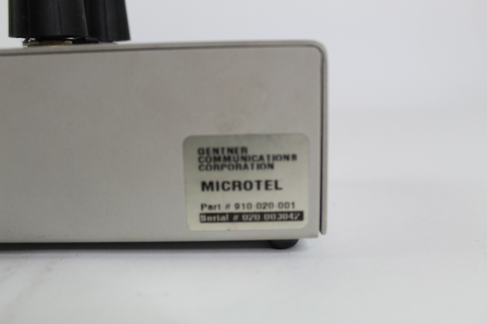 Gentner Microtel Model 910-020-001 Broadcast Handset Interface Recording Patch