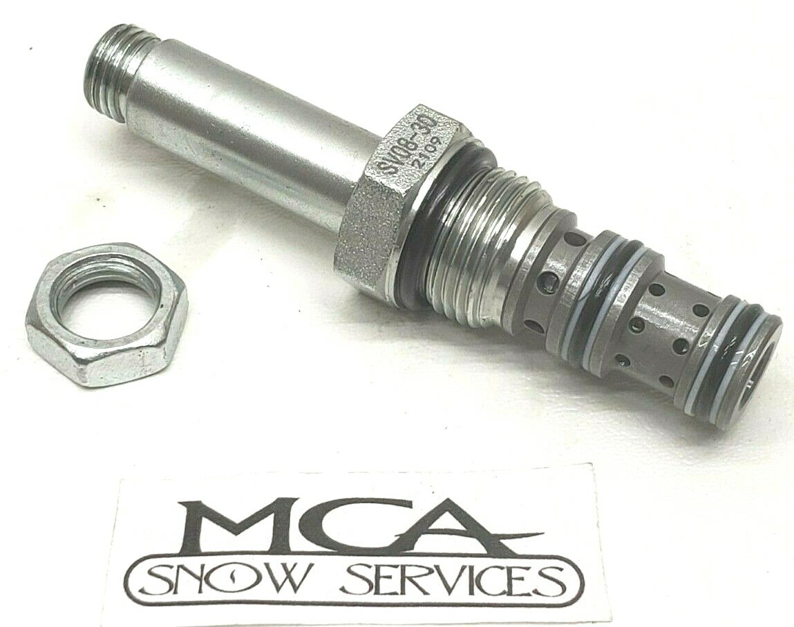 WESTERN FISHER SNOW PLOW CARTRIDGE VALVE W/NUT 49228 7636 #30 AFTERMARKET