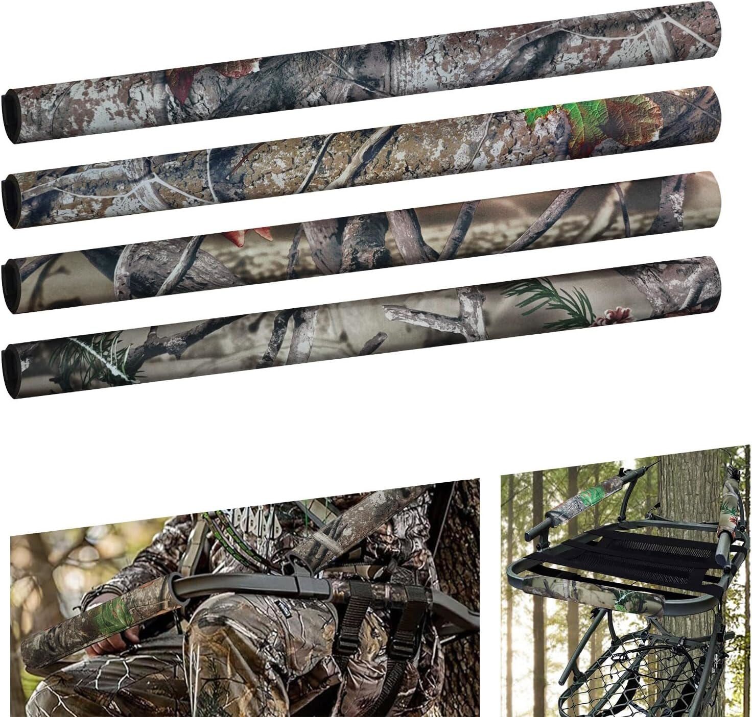 Camo Tree Stand Rail Pads Replacement for Tripod Deer Stand Treestand Ladder Pad