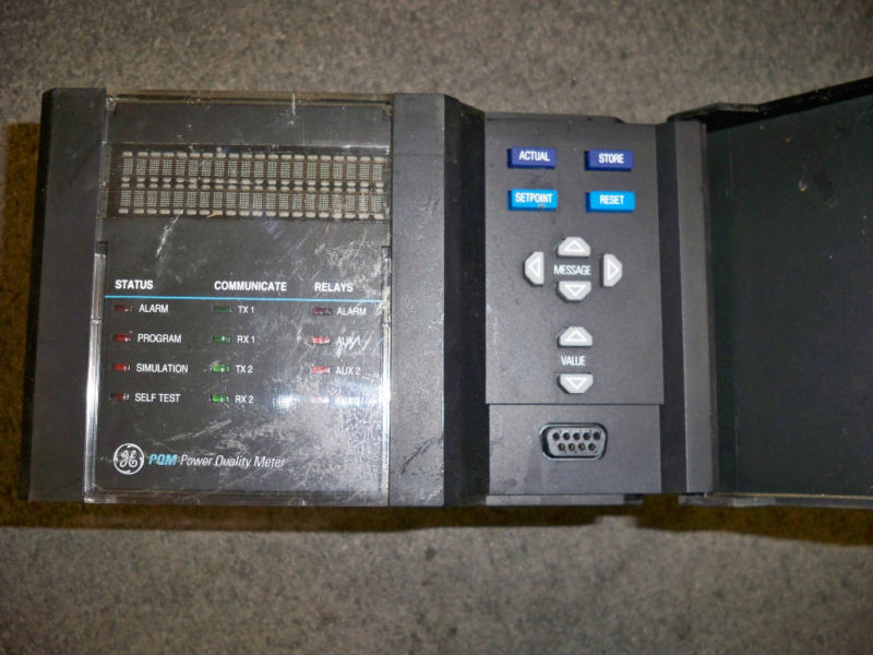 GE PQM Power Quality Meter Used