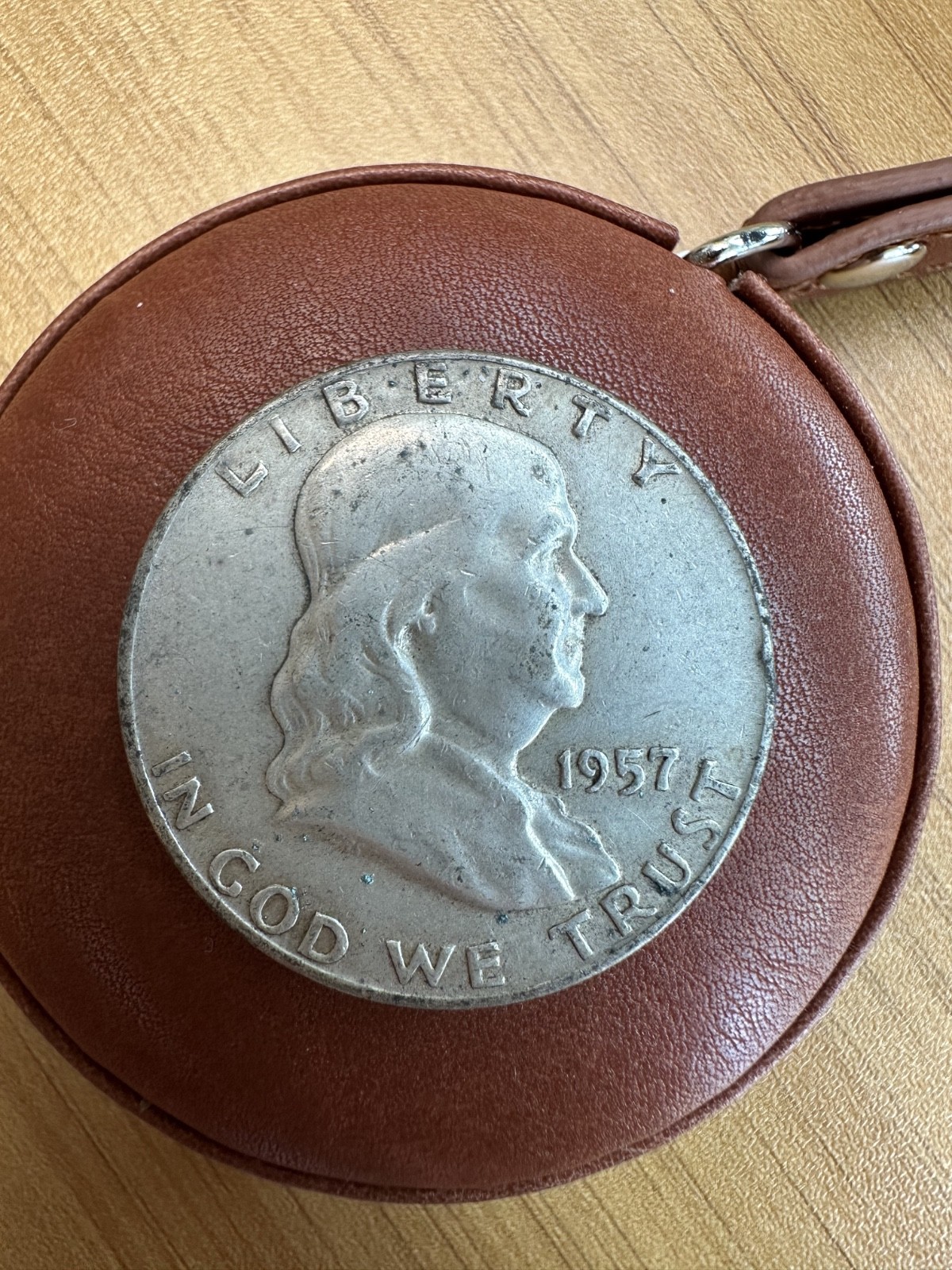 1957 D Franklin Half Dollar Circulated Silver 50c Coin