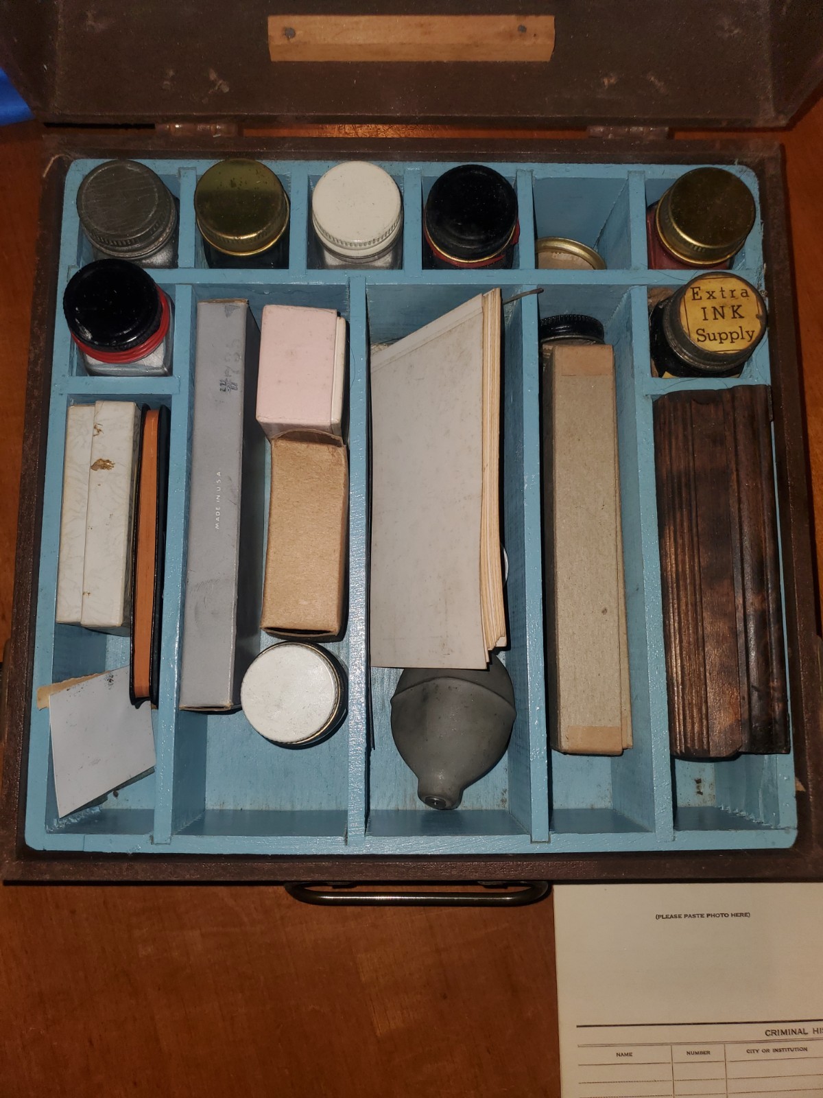 Ace Fingerprint Kit with Sanatized Ink
