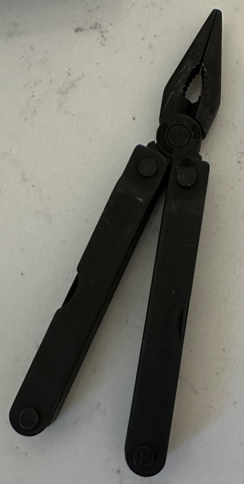 Leatherman 1992 Black Multi Tool With Leather Sheath Barely Used