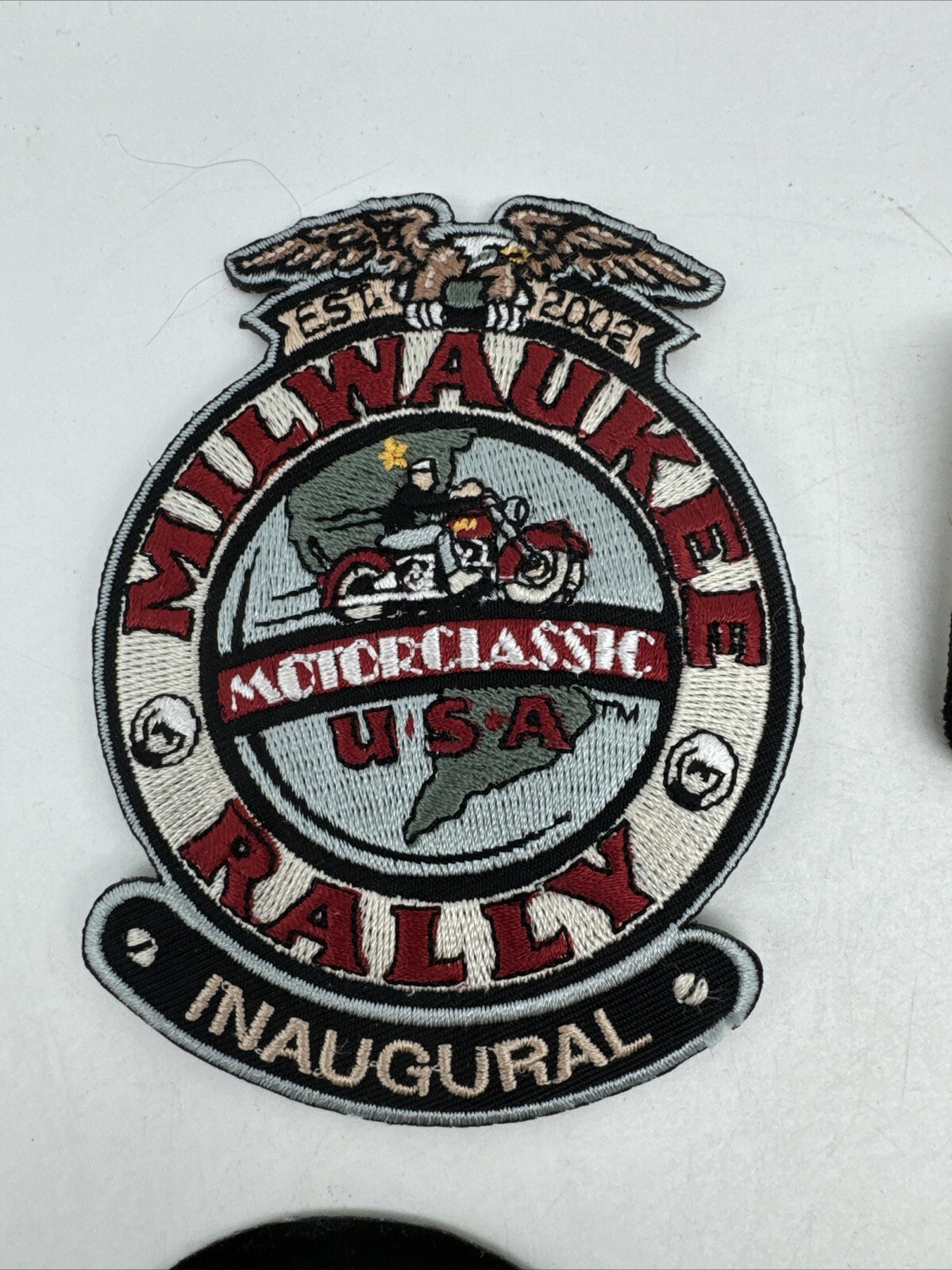 Harley Davidson Owners Lot of 7 Embroidered Patches Wisconsin Rallies HOG #P3
