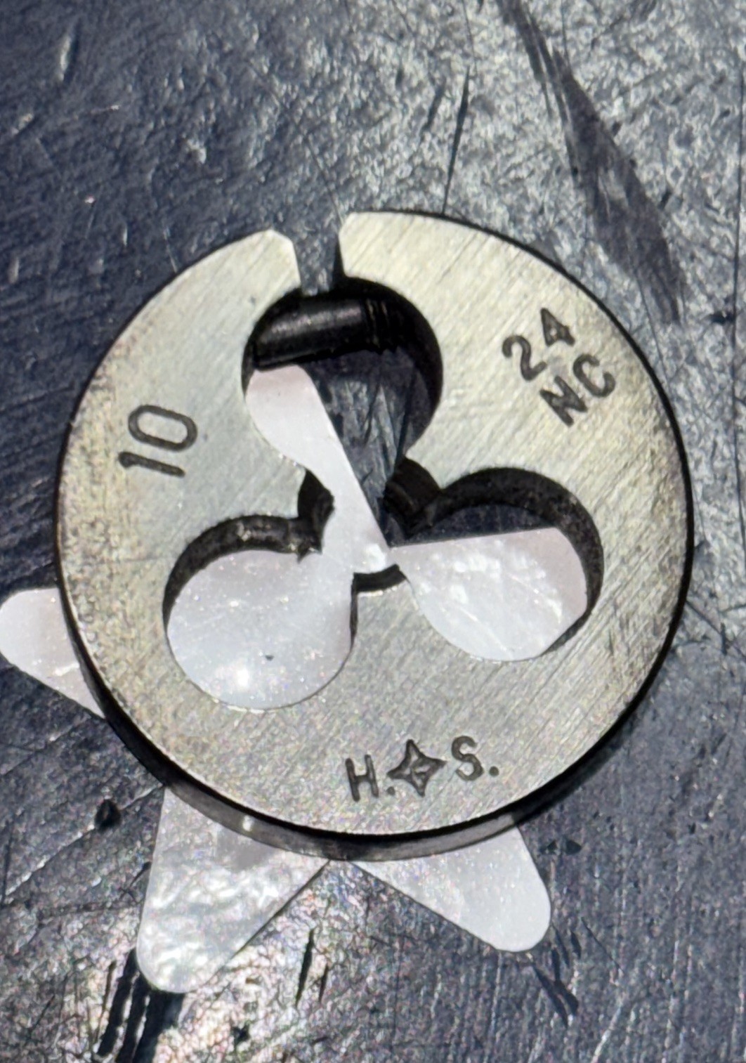 Cleveland #10-24 NC Adjustable Round Die 1”OD HSS C65792 10-24 CLE-LINE
