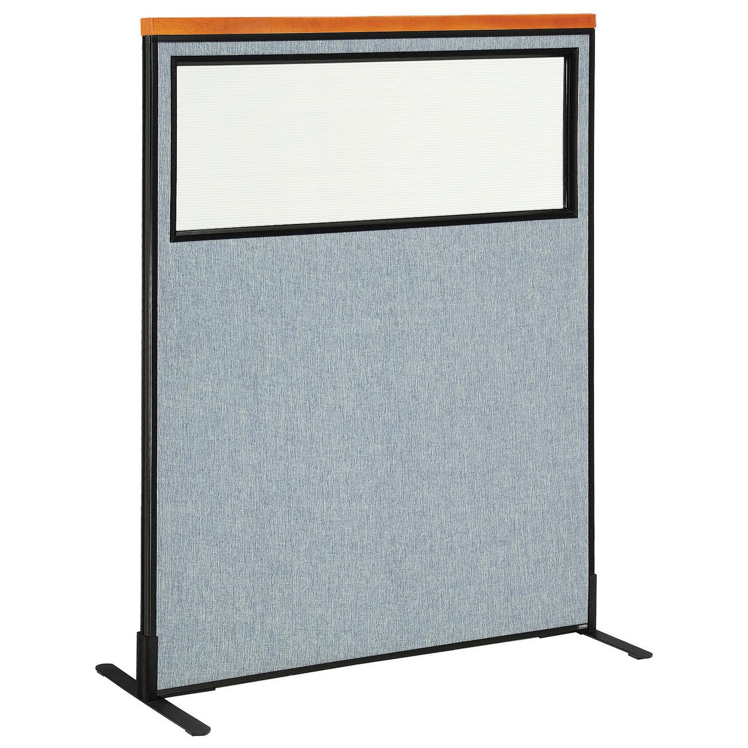 48-1/4"W x 61-1/2"H Deluxe Freestanding Office Partition Panel with Partial