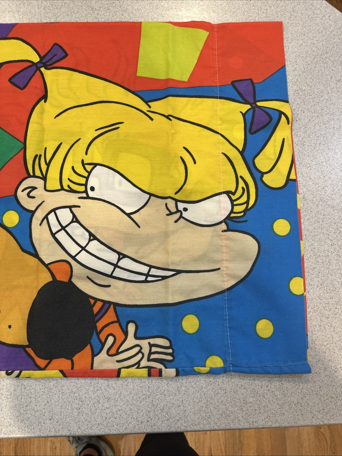 Vintage Rugrats Pillow Cases 2 GUC Preowned 90s Nickelodeon