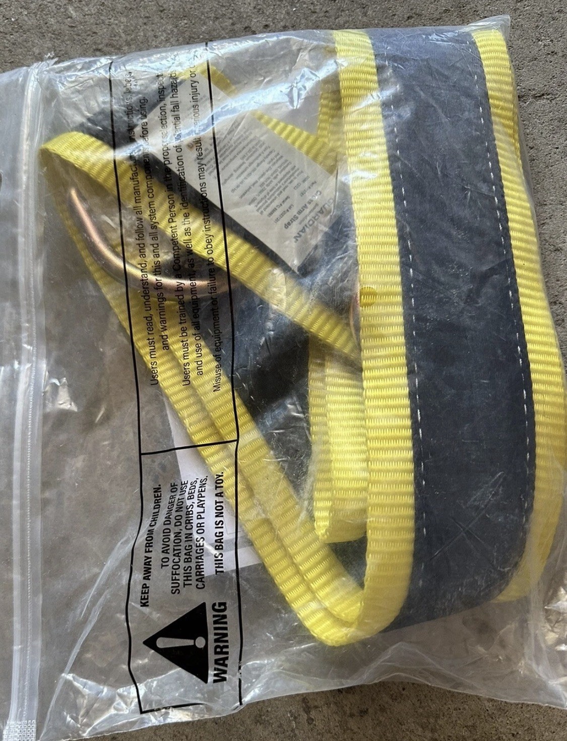 New Guardian Fall Protection 10787 Cross Arm Strap 6Ft with 2 D Ring- F. Ship