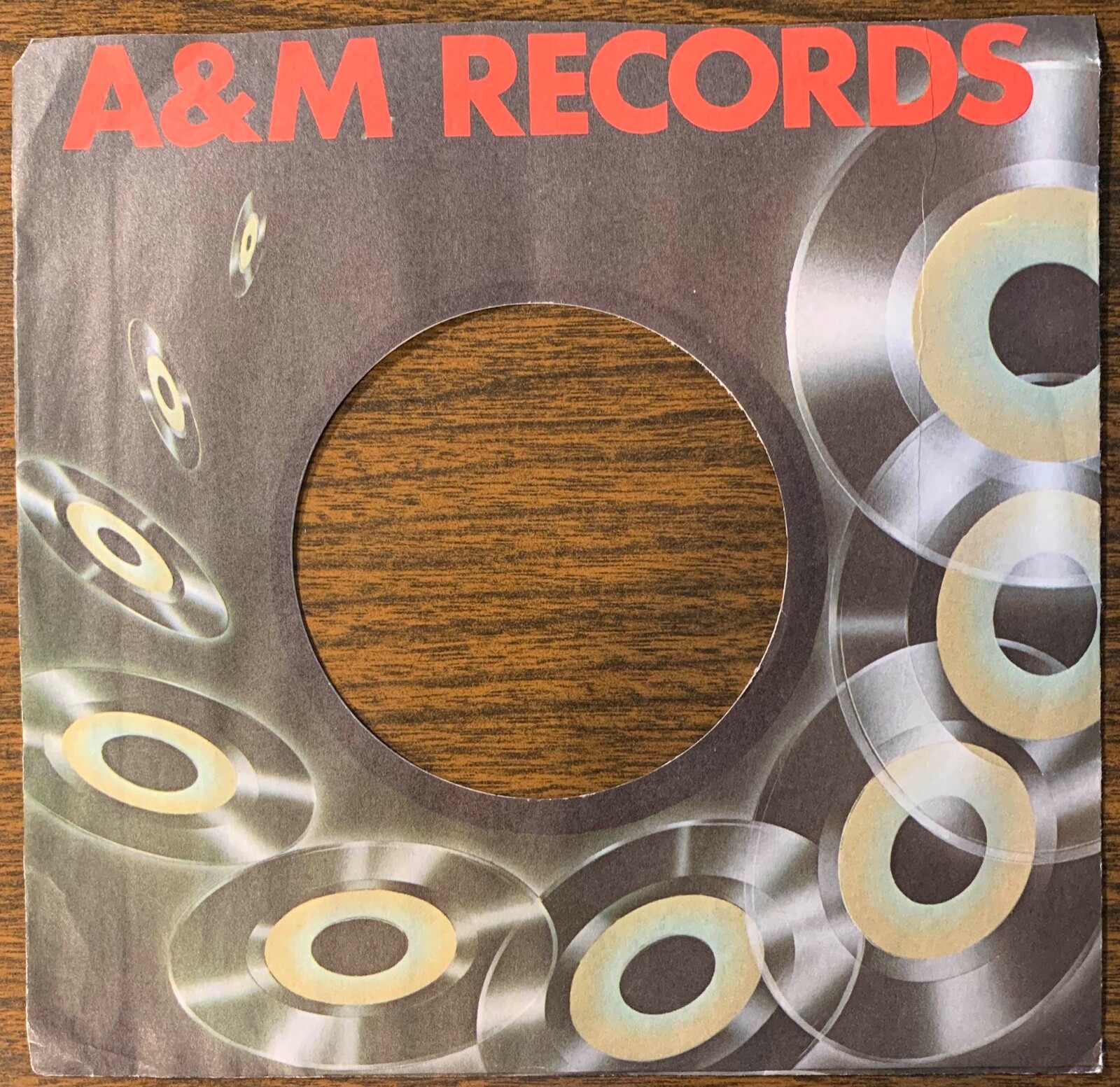 A&M Records 45rpm commercial/company sleeves: Lot of 4