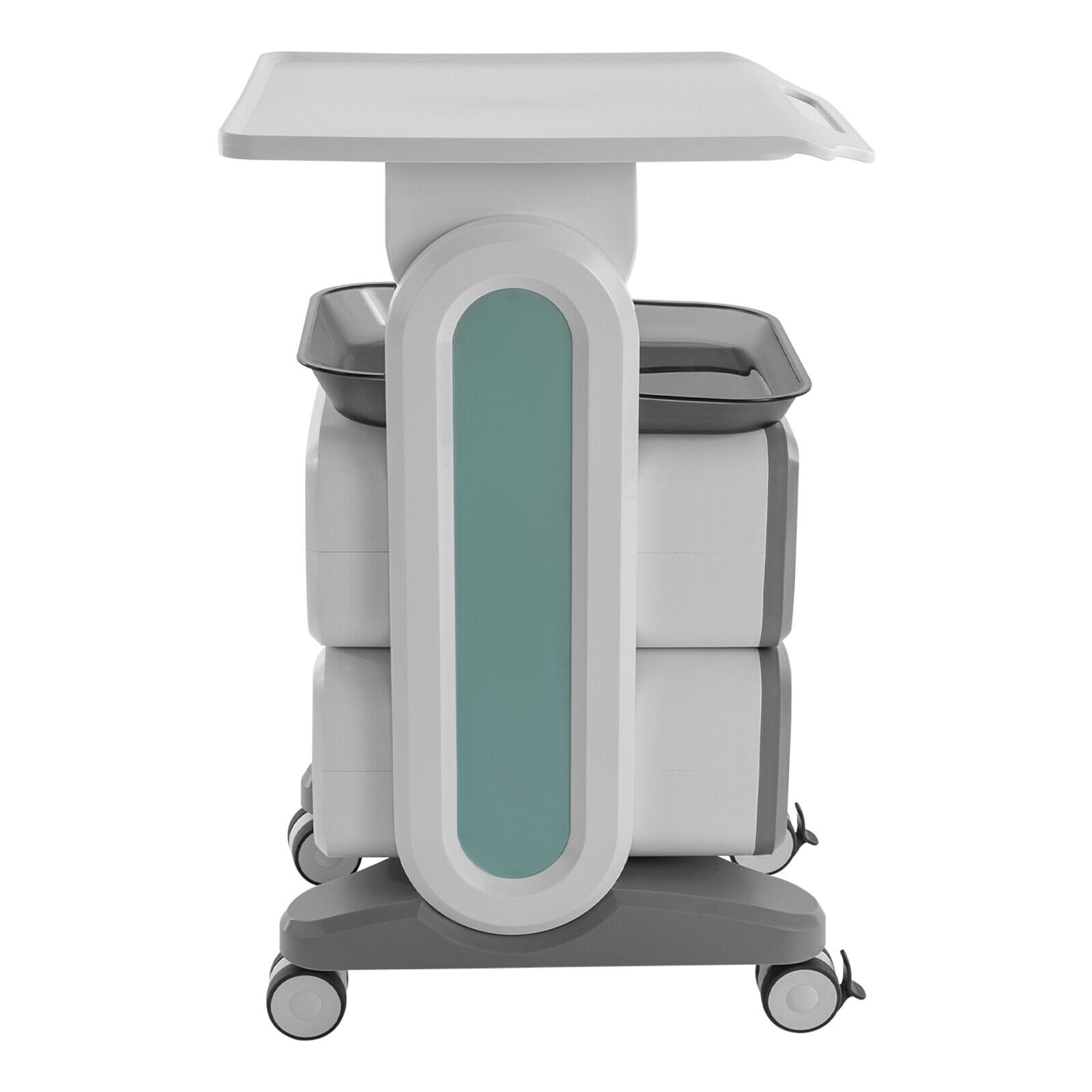 Dental Cabinet Mobile Cart 2 Drawers Stainless Steel Storage Cabinet with wheels