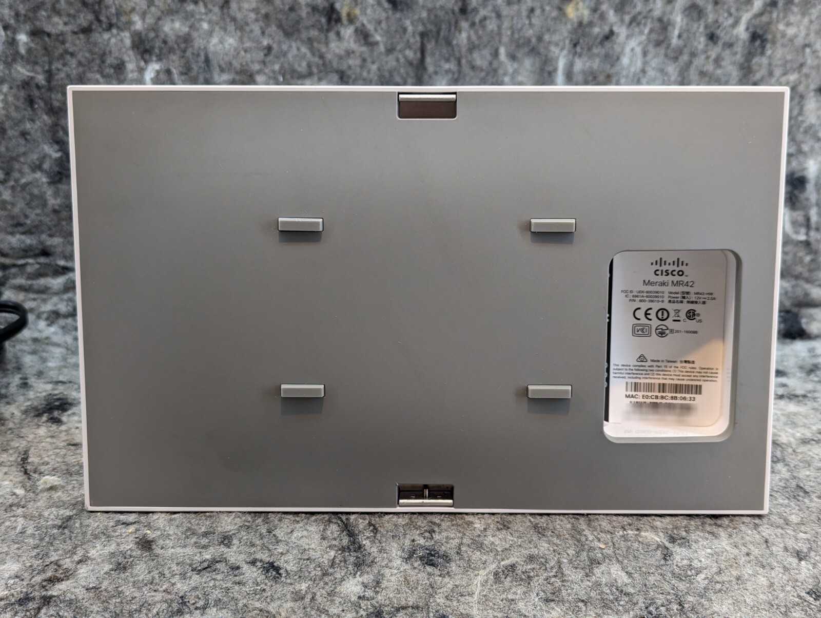 Cisco Meraki MR42-HW Cloud Managed Access Point MR42 - UNCLAIMED