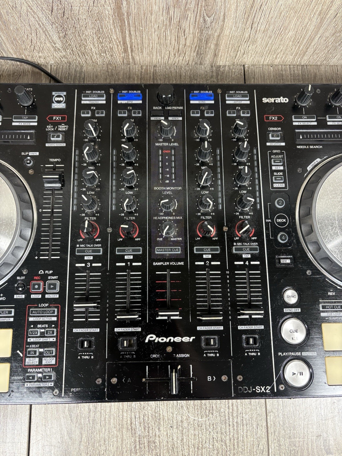 Pioneer DDJ-SX2 Performance DJ Controller With AC Power Adapter Tested.