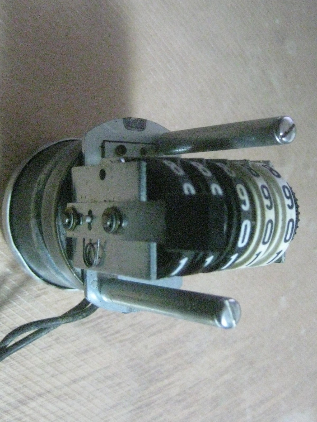 Vintage Mechanical Counter 5 Digit Resettable 115v