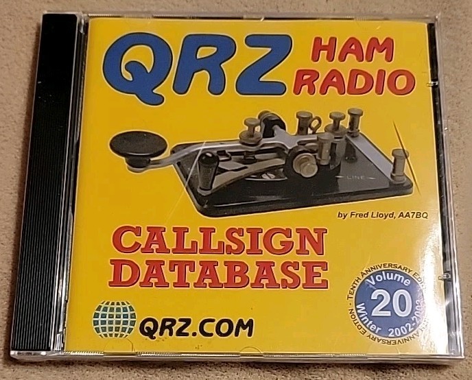 NEW QRZ Ham Radio Callsign Database Volume 20 (CD, 2002) Fred Lloyd AA7BQ SEALED