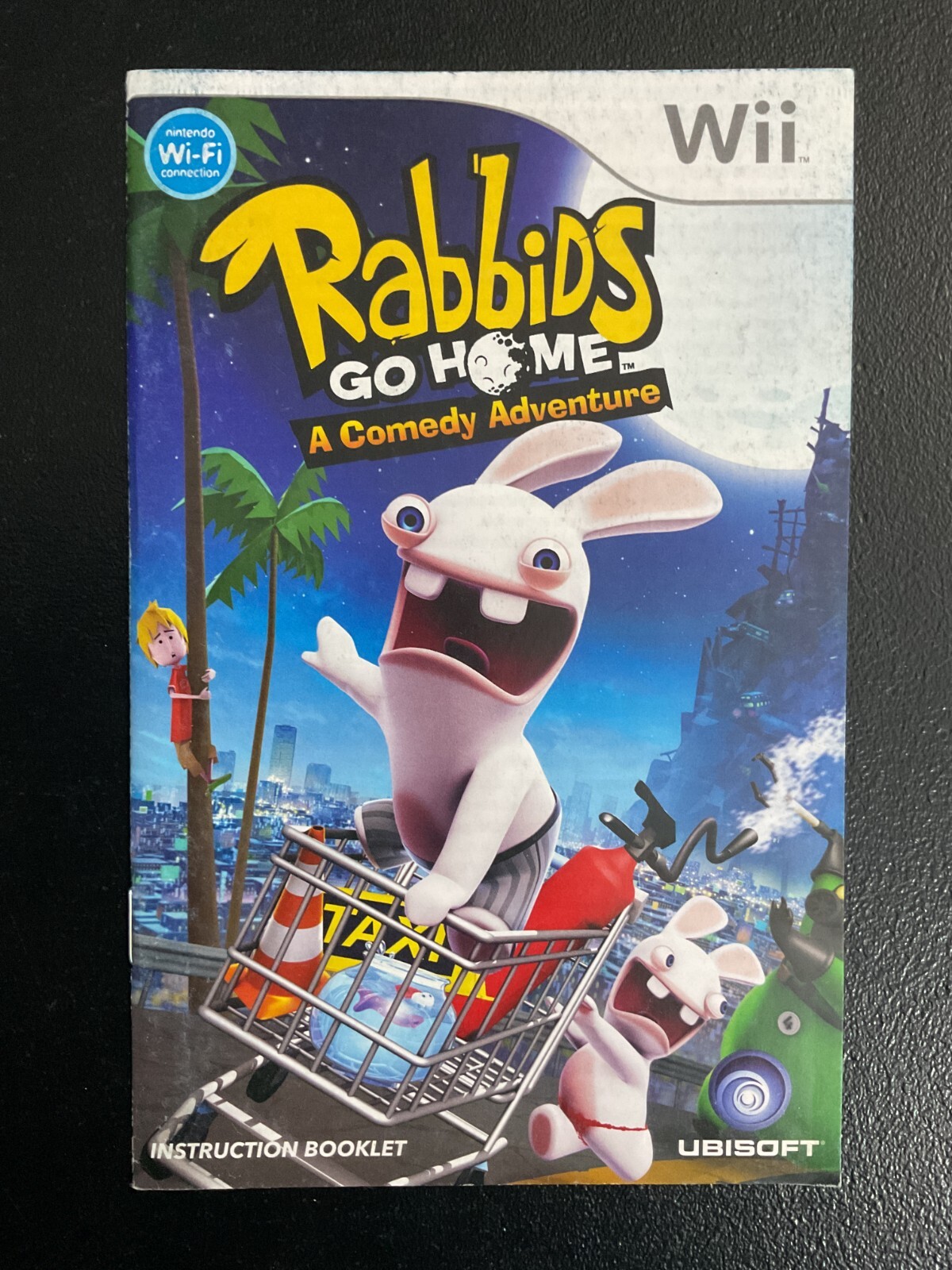 Rabbids Go Home A Comedy Adventure Nintendo Wii Instruction Manual Only