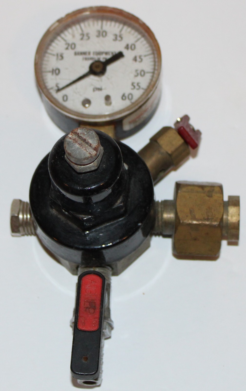 Chudnow Compressor Regulator 3D Series CO2/Gas&Banner Pressure Gauge US Made GC