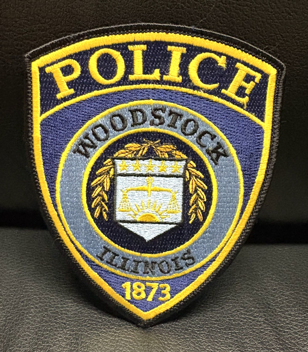 WOODSTOCK, ILLINOIS, POLICE DEPARTMENT PATCH - POLICE UNITY TOUR