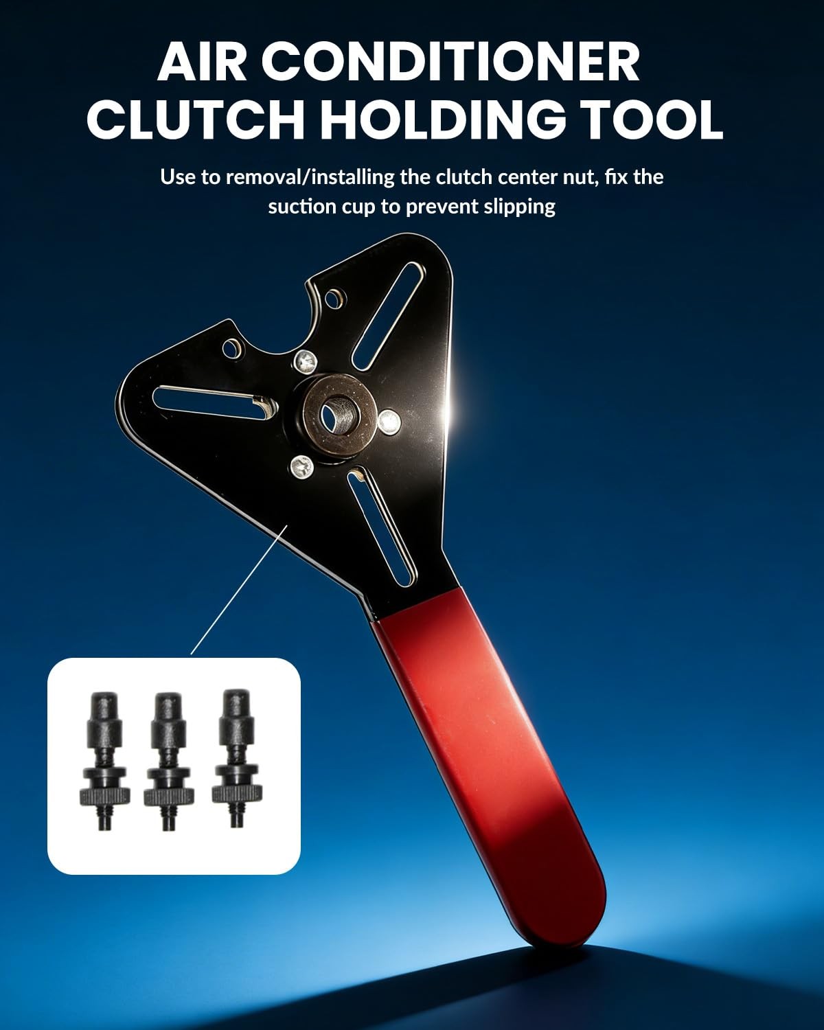 Air Conditioner Clutch Holding Tool Set A/C Compressor Remove Install...