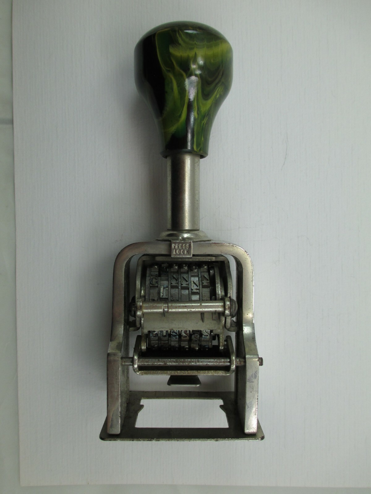 Vintage The Force Model 150 Automatic Numberer Machine Stamp 597E