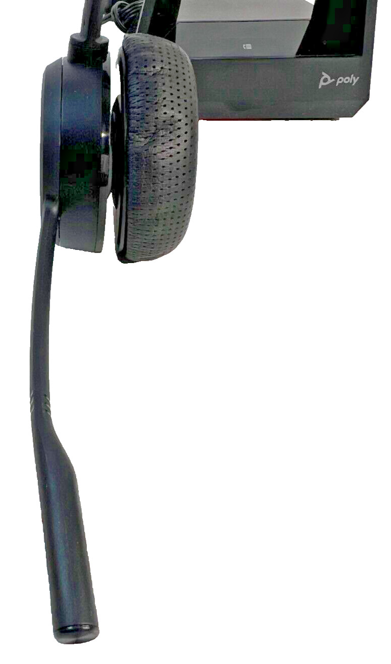 Polycom Savi 7210 Office Wireless Mono DECT On-Ear Headset System Black Tested