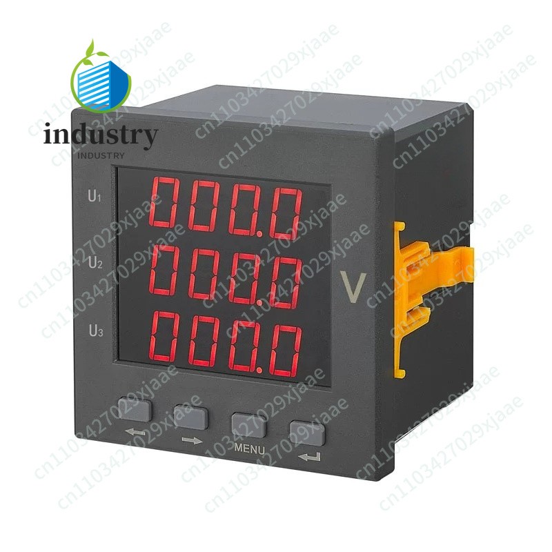 Intelligent Digital Display Three-phase Voltmeter, AC Voltage Meter